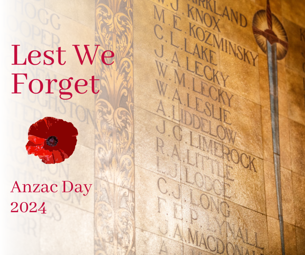 Anzac Day 2024 - Old Scotch Collegians Association (OSCA)
